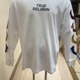 Áo Thun Tay Dài Trắng True Religion