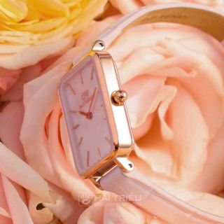 ĐỒNG HỒ DA NỮ CAO CẤP D.W HỒNG CN