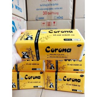 Khăn Giấy Rút Corona 3 lớp 500 Tờ (bành 50 gói)
