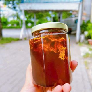 Mật ong ngâm đông trùng hạ thảo