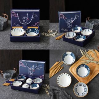 Bộ Quà Tặng Chén Bát Sứ 6chén 6đũa hoa văn sang trọng ( Hàng, Giá Tận Xưởng )
