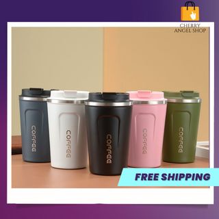 Ly - Cốc giữ nhiệt Coffee, inox 304, chống tràn, ly uống cafe, đựng nước, lạnh ( LY CAFE NHÁM 510 )/ có sỉ