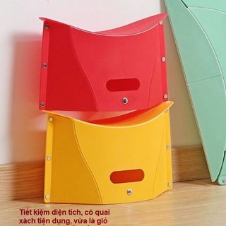 GHẾ NHỰA GẤP GỌN KẾT HỢP GIỎ XÁCH 2IN1