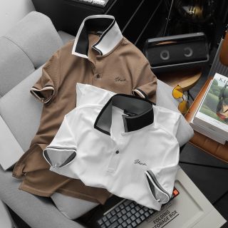 Áo Polo Shark thun trơn logo thêu tinh xảo Thun cá sấu cotton lục giác. Chất mềm mát, ngắn tay co giãn tốt