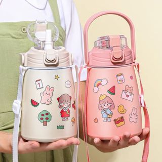 BÌNH GIỮ NHIỆT 900ML HỌC SINH KÈM STICKE