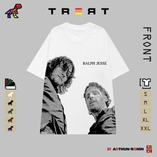 Ado thun cổ tròn in hình, vải cotton dày dặn