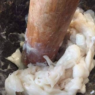 Chả mực sống , chả mực chiên sơ