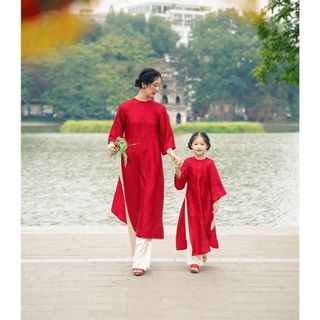 Áo dài tết Mẹ Và Bé - COODAN