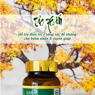 Tảo xoắn Hena Spirulina GANA 1200mg 60 viên Đào Thải Độc Tố & Bổ Sung Dinh Dưỡng - Hàng Chính Hãng