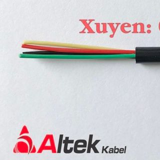 Cáp điện tín hiệu chống nhiễu 4x0.22mm2 lõi đồng hãng Altek Kabel