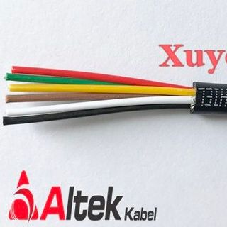 Cáp điện tín hiệu chống nhiễu 4x0.22mm2 lõi đồng hãng Altek Kabel giá sỉ