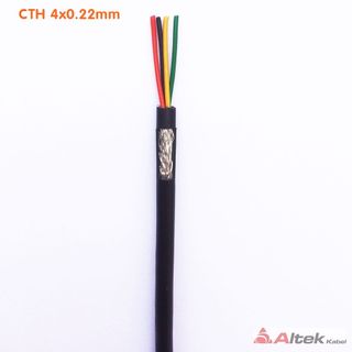 Cáp điện tín hiệu chống nhiễu 4x0.22mm2 lõi đồng hãng Altek Kabel