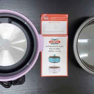 Lẩu điện lòng rời 4L Ladomax Ha-238