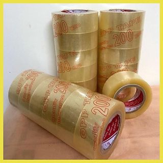 Băng keo trong 1,8- 2kg 1 cây /6 cuộn 200yad