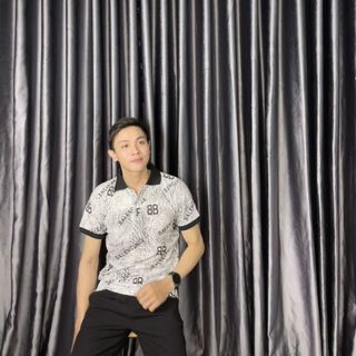 áo cổ trụ thun xịn in toàn thân