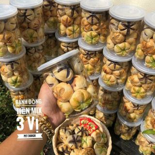 BÁNH ĐỒNG TIỀN MIX 3 VỊ, HƯƠNG THƠM GIA TRUYỀN, ĐỘC ĐÁO - WINNIE HOUSE