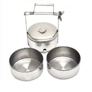 CÀ MEN INOX 3 TẦNG 14CM
