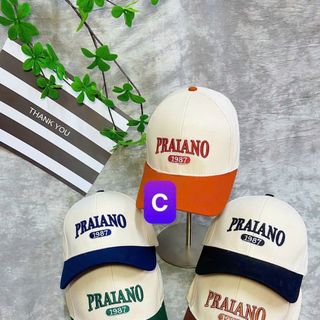 Mũ lưỡi trai thêu chữ PRAIANO CQ