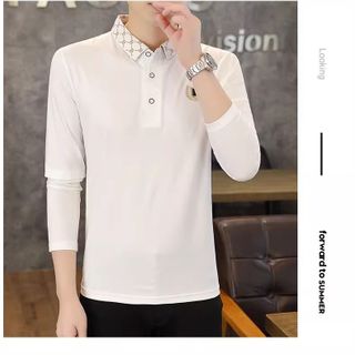 ÁO POLO NAM MÀU TRẮNG IN CỔ THÊU LOGO VẢI ĐẸP XỊN GIÁ SỈ TẬN GỐC