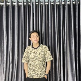 ÁO MÀU CÀ PHÊ SỮA THUN SỊN IN CHỮ TOÀN THÂN SIÊU ĐẸP