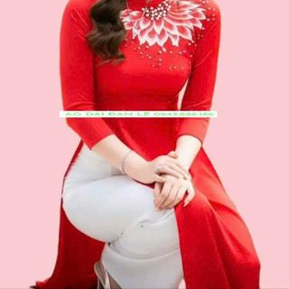 Xưởng sỉ - Áo dài Đan Lê thêu TT006