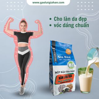 bột 5 loại đậu, bột tăng cân, tăng vòng 1, đẹp da ( 400g ) GIAHAN FOOD giúp. Bột 5 thứ đậu, đậu đen xanh lòng,đậu đỏ,đậu xanh, đậu nành và gạo lứt, ngũ cốc 5 loại đậu giàu dinh dưỡng.