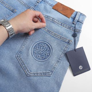 Quần Jean Cao Cấp dòng LV chất jean có thun co giãn