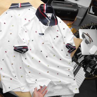 Áo thun nam chất cotton, áo phông nam cao cấp, chất 100% COTTON Gai cá sấu hàng dư xịn công ty mịn mát, mẫu hoạ tiết cá tính trẻ trung vs sang trọng, đường kim mũi chỉ vs logo thêu trực tiếp rất sắc nét, Full tem tag đầy đủ - size từ 55kg - 87kg