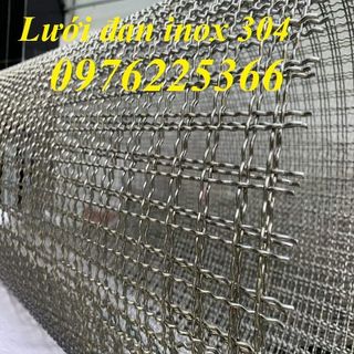 Lưới đan inox 304 dây 1ly ô 10x10mm giá sỉ