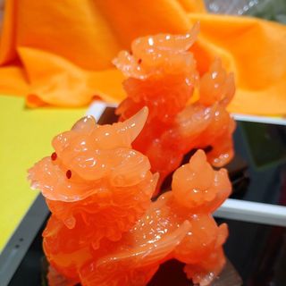 Cặp tỳ hưu đế gỗ - Chiêu tài lộc PVN544