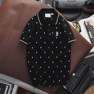 Áo thun polo nam chất cotton, áo phông nam cao cấp, chất 100% COTTON  co giản 4 chiều dày dặn mịn mát, logo thêu kết hợp in full thân trẻ trung vs sang trọng rất dễ mix đồ - size từ 55kg - 87kg