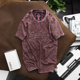 Áo thun nam chất cotton, áo phông nam cao cấp, chất cotton thoáng mát, hiệu ứng wash cao cấp, logo thêu nổi sắc nét - size từ 55kg - 85kg