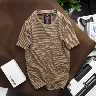 Áo thun nam chất cotton, áo phông nam cao cấp, chất cotton thoáng mát, hiệu ứng wash cao cấp, logo thêu nổi sắc nét - size từ 55kg - 85kg