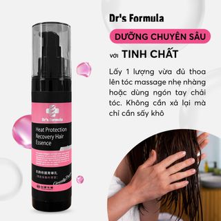 Tinh Chất Chăm Sóc Phục Hồi Bảo Vệ Tóc Trước Tác Động Nhiệt Dr's Formula Heat Protection Recovery Hair Essence