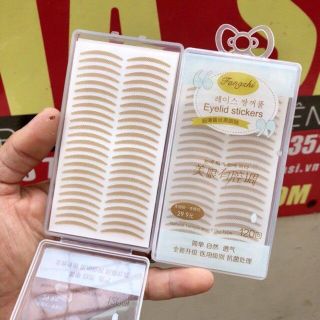 Bộ 240 miếng dán kích mí mắt Hộp Nhựa (120 cặp)