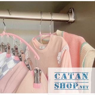 MÓC TREO ĐỒ LÓT, MÓC KẸP TREO QUẦN ÁO 10 KẸP PHƠI ĐỒ ĐA NĂNG, GẤP GỌN, TIỆN DỤNG - MÓC HƠI ĐỒ GIÁ SỈ