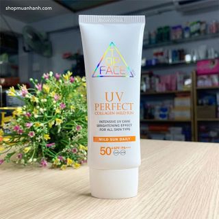 Kem chống nắng Top Face UV Perfect Collagen Mild Sun [SPF50+ PA+++]