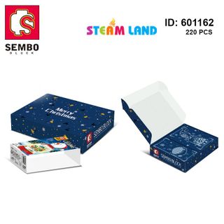 Bộ lego Hộp nhạc Giáng sinh Ngôi nhà Người tuyết - SEMBO 601162