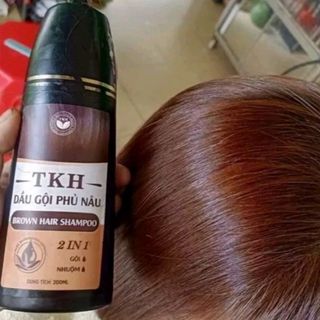 DẦU GỘI PHỦ NÂU HẠT DẺ 200ML - TRẦN KIM HUYỀN