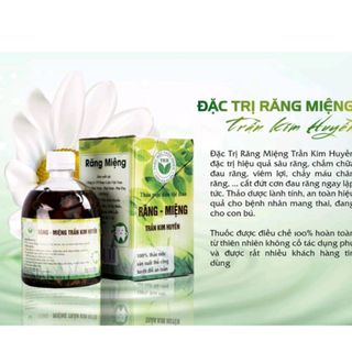 THẢO MỘC ĐẶC TRỊ SÂU RĂNG VIÊM LỢI NHIỆT MIỆNG NẤM LƯỠI 500ML -TRẦN KIM HUYỀN
