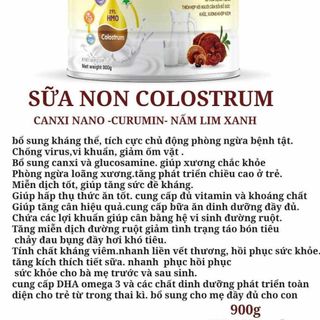 SỮA NON TĂNG ĐỀ KHÁNG, TĂNG HẤP THỤ CANXI, TỐT CHO DẠ DÀY, TIM MẠCH 900G- BSC