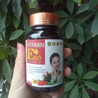 VIÊN UỐNG VITAMIN E ĐỎ NGĂN NGỪA LÃO HÓA, GIÚP LÀN DA SÁNG KHỎE - DIOPHACO