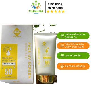 KEM CHỐNG NẮNG NÂNG TÔNG DƯỠNG DA SUN CREAM 50+ + - BSC