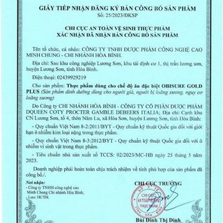 SỮA HẠT XƯƠNG KHỚP OBISURE GOLD PLUS TĂNG CƯỜNG CHỨC NĂNG CƠ XƯƠNG KHỚP - BSC