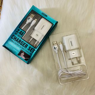 Bộ sạc Iphone Cổng usb lightning Remax RP-U22 2.4A - Hàng chính hãng