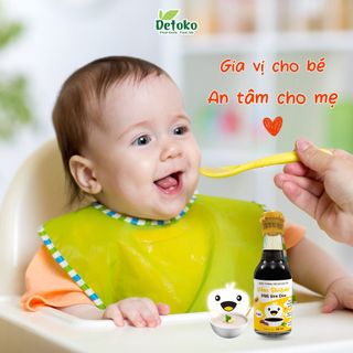 NƯỚC TƯƠNG TRẺ EM CAO CẤP NẤM SHIITAKE 60ML NGỌT TỰ NHIÊN - DETOKO