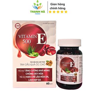 VIÊN UỐNG ĐẸP DA VITAMIN E 500 - HALIFA