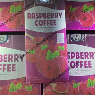 Cà phê giảm cân mâm xôi Raspberry coffee - chính hãng check qr code kiểm tra hàng
