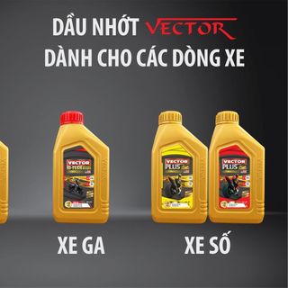 DẦU ĐỘNG CƠ XE TAY GA VECTOR HI-TECH SCOOTER, API: SL, JASO: MB, 10W-40
