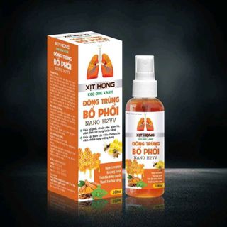 XỊT HỌNG KEO ONG XANH ĐÔNG TRÙNG BỔ PHỔI NANO H2VV - FOR NEW
